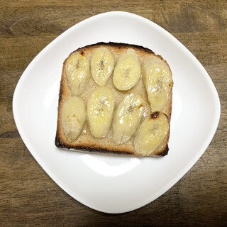 簡単レシピ　食パンレシピ　バナナトースト